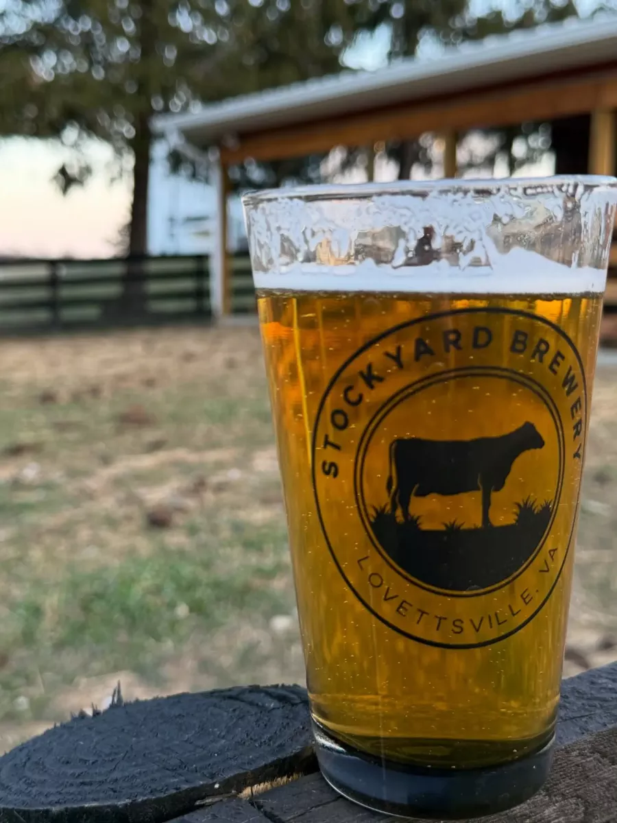 A fresh Stockyard pour out in the pasture